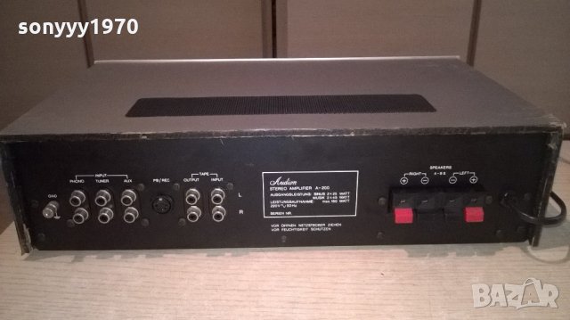 audion a-200 stereo amplifier-внос швеицария, снимка 14 - Ресийвъри, усилватели, смесителни пултове - 21824229