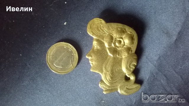 три месингови значки,апликации, снимка 3 - Антикварни и старинни предмети - 20958059