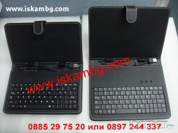 Калъф за Таблет 7 + клавиатура с micro usb, снимка 4 - Клавиатури и мишки - 12538491