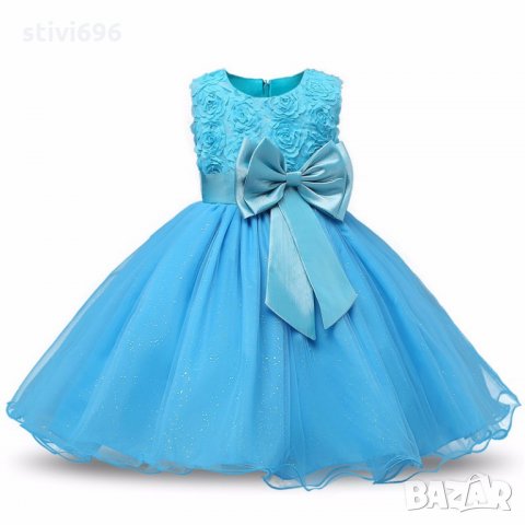 Детска рокля брокат Ново 6 налични цвята, размер 160, снимка 13 - Детски рокли и поли - 25821066
