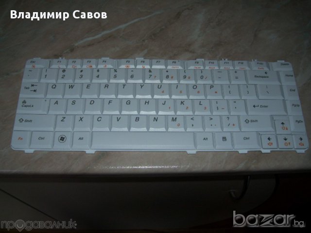 Продавам нова бяла Клавиатура за Lenovo Ideapad Y550a Y550 Y450 Y450g Y450a Y560 Y460, снимка 1
