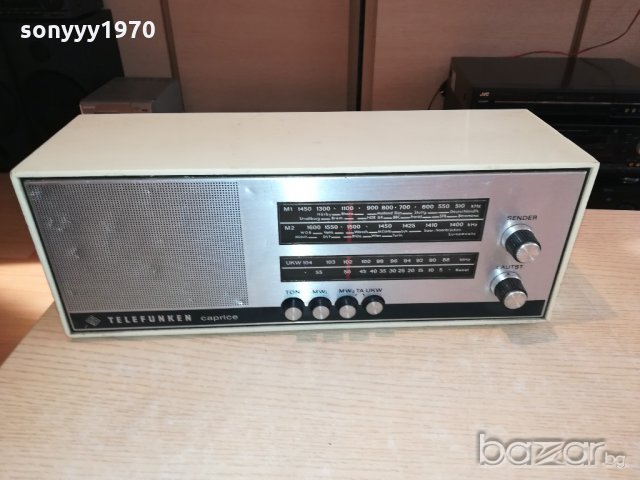 telefunken caprice 101 retro receiver-germany-внос швеицария, снимка 8 - Ресийвъри, усилватели, смесителни пултове - 20288078