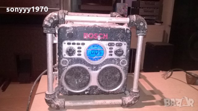 bosch-голямо строително радио-37х37х37см-внос франция, снимка 4 - Ресийвъри, усилватели, смесителни пултове - 23453541