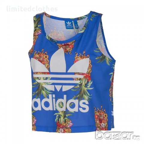 ADIDAS ORIGINALS FRUTAFLOR Дамски Комплект Екип (Потник + Къси Панталони) размер M, снимка 2 - Спортни екипи - 8384158