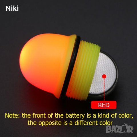 Светеща подвижна тапа с батерия, снимка 4 - Такъми - 22055579