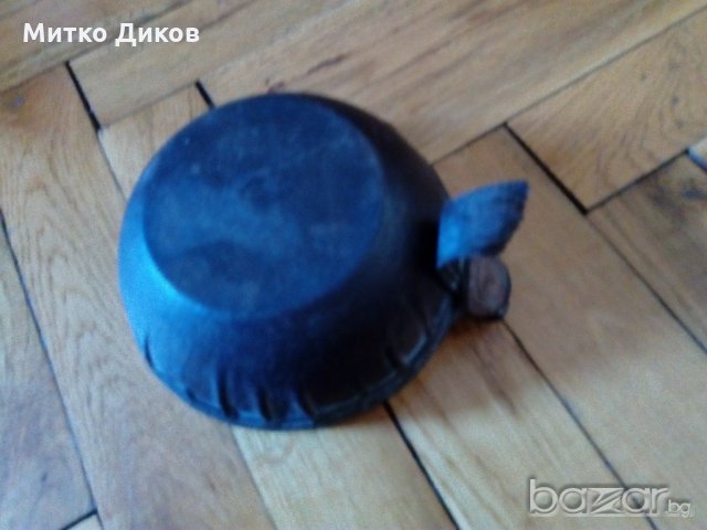 Дървени купи с облицовка от естествена кожа и други купи- цената е на брой по 7 лв, снимка 4 - Декорация за дома - 20191510