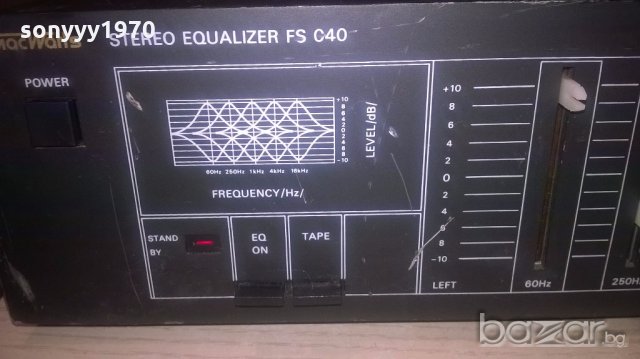 macwatts fs-c40 stereo equalizer-внос швеицария, снимка 6 - Ресийвъри, усилватели, смесителни пултове - 19857749