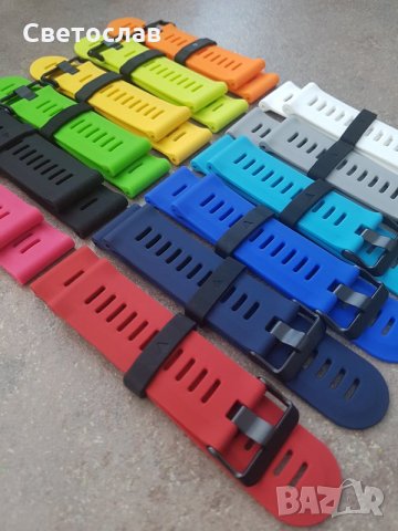 26мм Garmin Fenix 1/2/3/3 HR Fenix 5X, силиконови каишки, каишка, снимка 5 - Каишки за часовници - 22821084