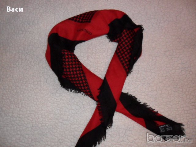 100% VALENTINO vintage автентичен дамски шал wool, silk Нов!, снимка 3 - Шапки - 13124213