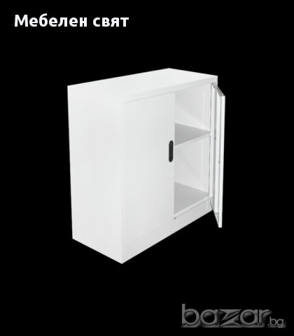 Метален шкаф за документи - 90/90/40см, снимка 2 - Гардероби - 16370145