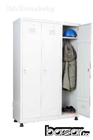 Метален шкаф за дрехи за 6 души-200/120/40 см . , снимка 3 - Гардероби - 18056930