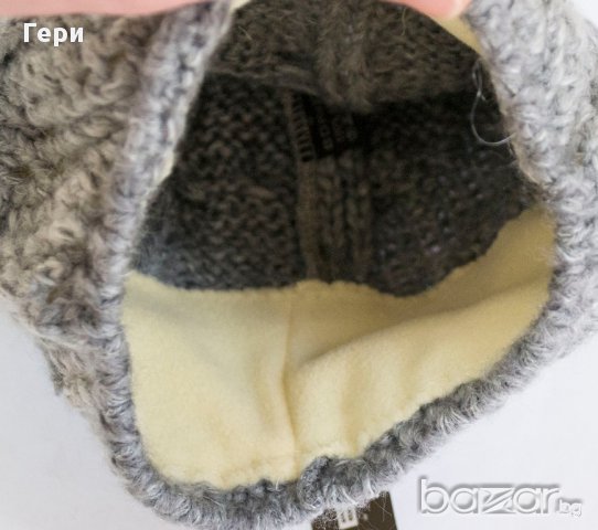 Дамска плетена сива шапка марка Bonnet, снимка 5 - Шапки - 17556113