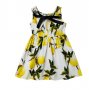 Детска рокля на лимони лимончета, снимка 2