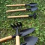 Малки градински инструменти за саксия градина лопата , търмък комплект 3 части, снимка 3