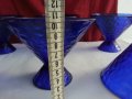 чаши купи кобалтово синьо стъкло, снимка 9