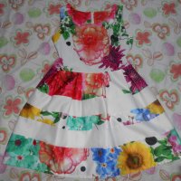 Слънчева стилна рокля размер L , снимка 1 - Рокли - 22462795
