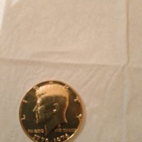 Колекционерска позлатена монета In God We Trust, снимка 1 - Нумизматика и бонистика - 20636065