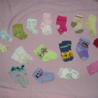 Тънки бебешки чорапки за 3-6-9 месеца, снимка 1 - Други - 18937077
