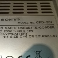 sony cfd-s01 cd tuner amplifier deck-внос швеицария, снимка 16 - Ресийвъри, усилватели, смесителни пултове - 24066862