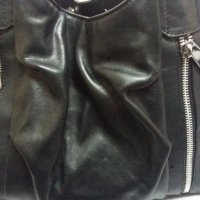 Оригинална TRU TRUSSARDI дамска чанта естествена кожа, снимка 6 - Чанти - 19723387