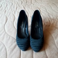 Обувки от естествен велур, снимка 3 - Дамски обувки на ток - 20131955