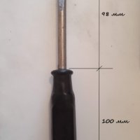 Професионална българска отвертка прав шлиц 9 мм, снимка 2 - Отвертки - 22953692