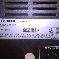 Telefunken da1000 stereo amplifier-внос швеицария, снимка 12 - Ресийвъри, усилватели, смесителни пултове - 15463165