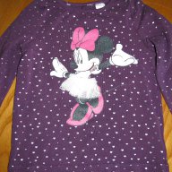 НАМАЛЕНА - Страхотна блузка Мини Маус Х&м - размер 1-1 1/2 г. , снимка 4 - Бебешки блузки - 11993611