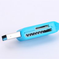 Универсален четец за SD и Micro SD карти памет(USB и micro usb портове, снимка 4 - RAM памет - 15650936