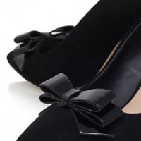 Елегантни черни велурени обувки Kurt Geiger номер 37 и номер 40, снимка 12 - Дамски обувки на ток - 24280076