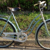 Ретро дамски велосипед 28 цола марка HUSQVARNA Хускварна употребяван модел 1956-60 год., снимка 13 - Велосипеди - 25123655