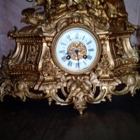 бароков каминен часовник, снимка 2 - Антикварни и старинни предмети - 21869077