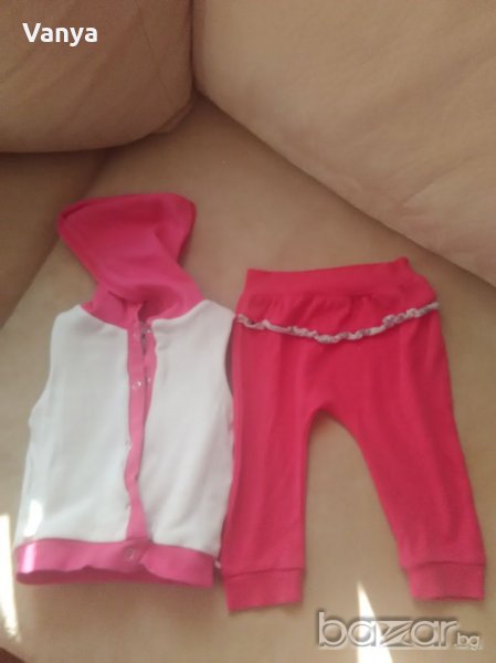 Комплект анцунг с елек 3-6 месеца, снимка 1