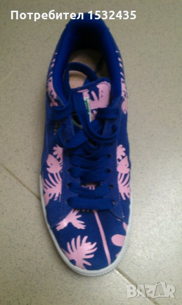 Маратонки Puma suede blue pink, снимка 1
