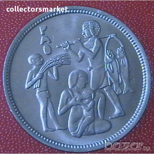 10 пиастра 1975 FAO, Египет, снимка 1