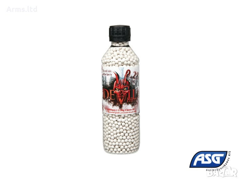 PELLETS BLASTER DEVIL 0.28G 3300 PCS. IN BOTTLE, снимка 1