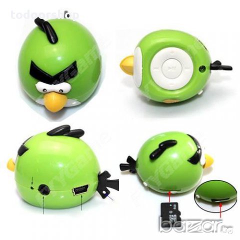 Разпродажба! mp3 player Angri birds мр3 плейър Хит цена, снимка 2 - MP3 и MP4 плеъри - 10181448
