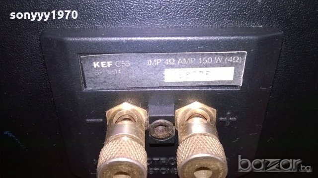 kef c55-imp 4 ohms/2х150watts-made in england-внос швеицария, снимка 17 - Тонколони - 12578158