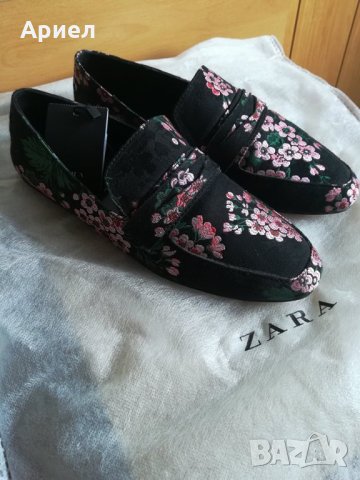 Дамски мокасини/лоуфъри ZARA, снимка 3 - Дамски ежедневни обувки - 22090228