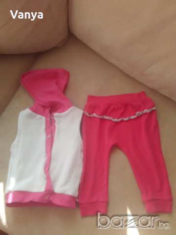 Комплект анцунг с елек 3-6 месеца, снимка 1