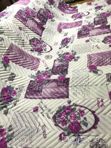 Спално бельо,олекотена завивка,шалте,капитонирана,тигелирана, снимка 10 - Покривки за легло - 13887216