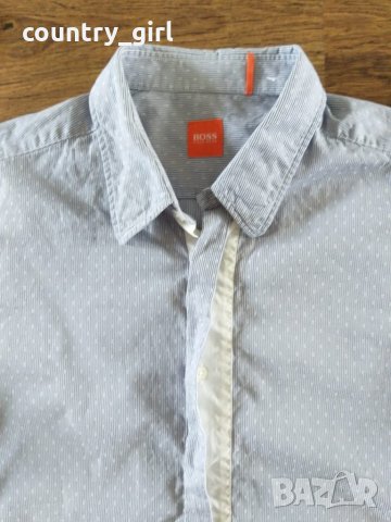 boss orange estro - страхотна мъжка риза, снимка 2 - Ризи - 25536177