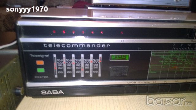  saba hi-fi studio 8061 telecommander k-внос швеицария, снимка 2 - Ресийвъри, усилватели, смесителни пултове - 9167618