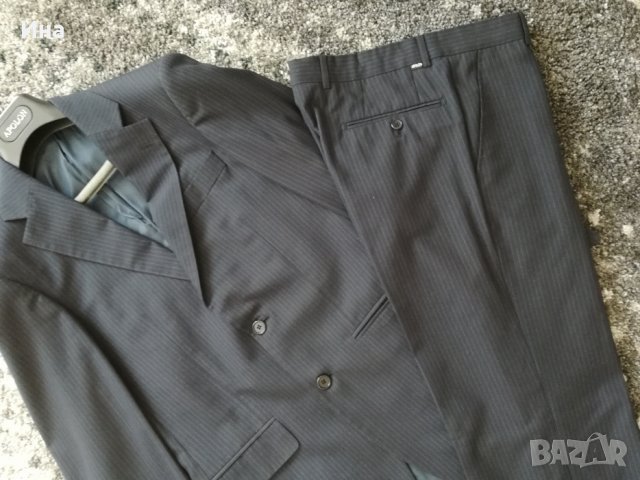 Тъмно син костюм на райе Apolon, снимка 8 - Костюми - 23855516