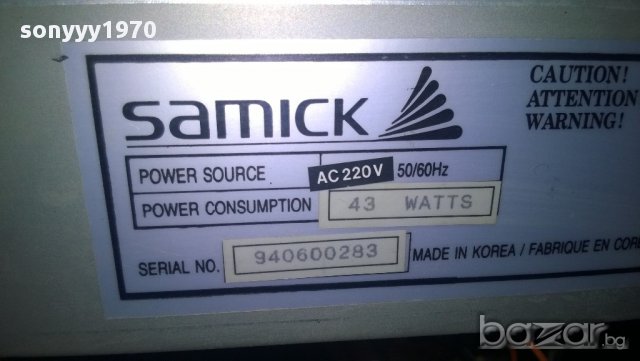 samick la30r-made in korea-44/44/25см-внос швеицария, снимка 15 - Ресийвъри, усилватели, смесителни пултове - 9841664
