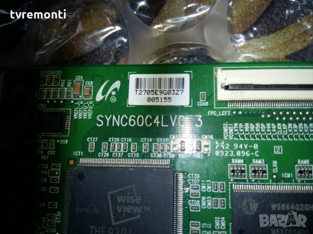 T-CON board SYNC60C4LV0.3, снимка 2 - Части и Платки - 23195155