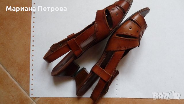 Испански кожени сандали №40, снимка 4 - Сандали - 21761587