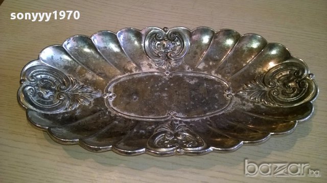поднос/Фруктиера-36/19см-внос швеицария, снимка 4 - Антикварни и старинни предмети - 14514558