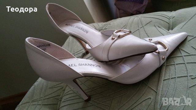 Естествена кожа, снимка 3 - Дамски обувки на ток - 24819592