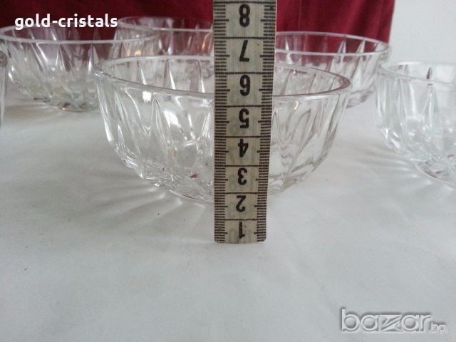  кристални купички , снимка 4 - Антикварни и старинни предмети - 20484471